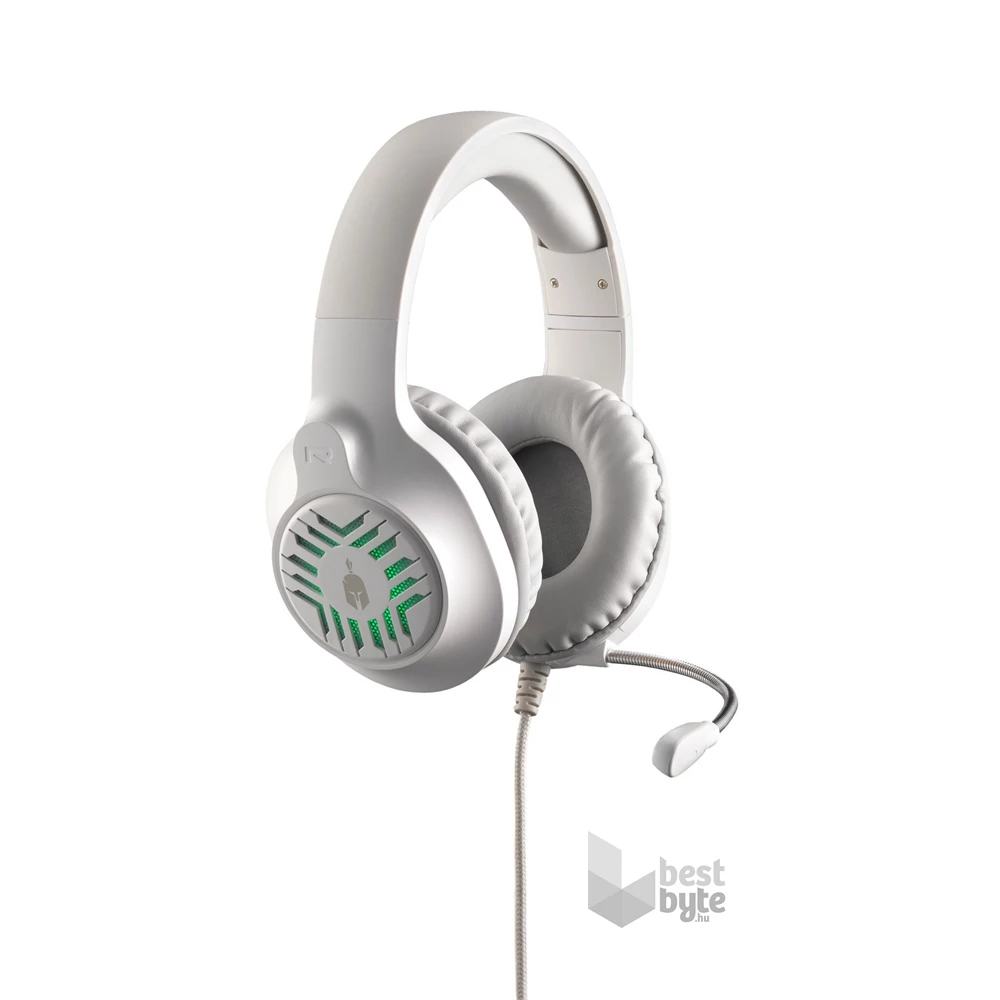 Spartan Gear 2807583 Medusa Wired fehér-szürke headset