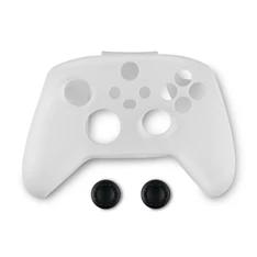 Spartan Gear 2808152 Xbox Series X|S kontroller szilikon skin fehér + hüvelykujj csúszásgátló