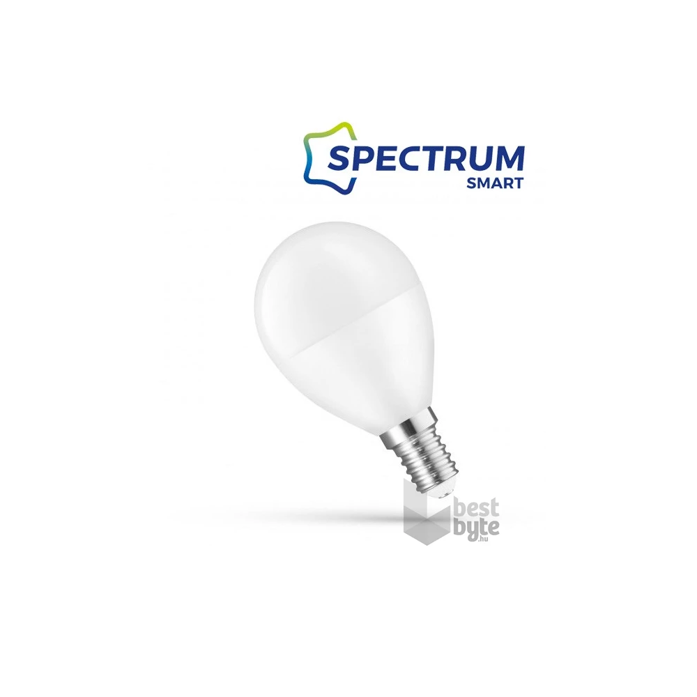 SpectrumLED 5W/420Lm/CCT+DIM/IP20/E14 WiFi LED kisgömb led fényforrás