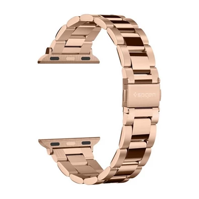 Spigen 061MP25944 Apple Watch Series SE 40mm / Watch Series SE 2 40mm / Watch Series 9 41mm rózsaarany fém óraszíj