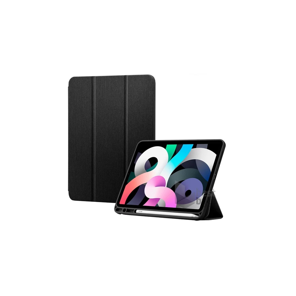 Spigen ACS01943 iPad Air 11 (2024) / iPad Air 2022 / iPad Air 2020 (Air 4) fekete oldalra nyíló tok