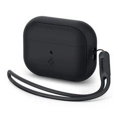 Spigen ACS05479 SILICONE FIT AirPods Pro/AirPods Pro 2 fekete szilikon tok