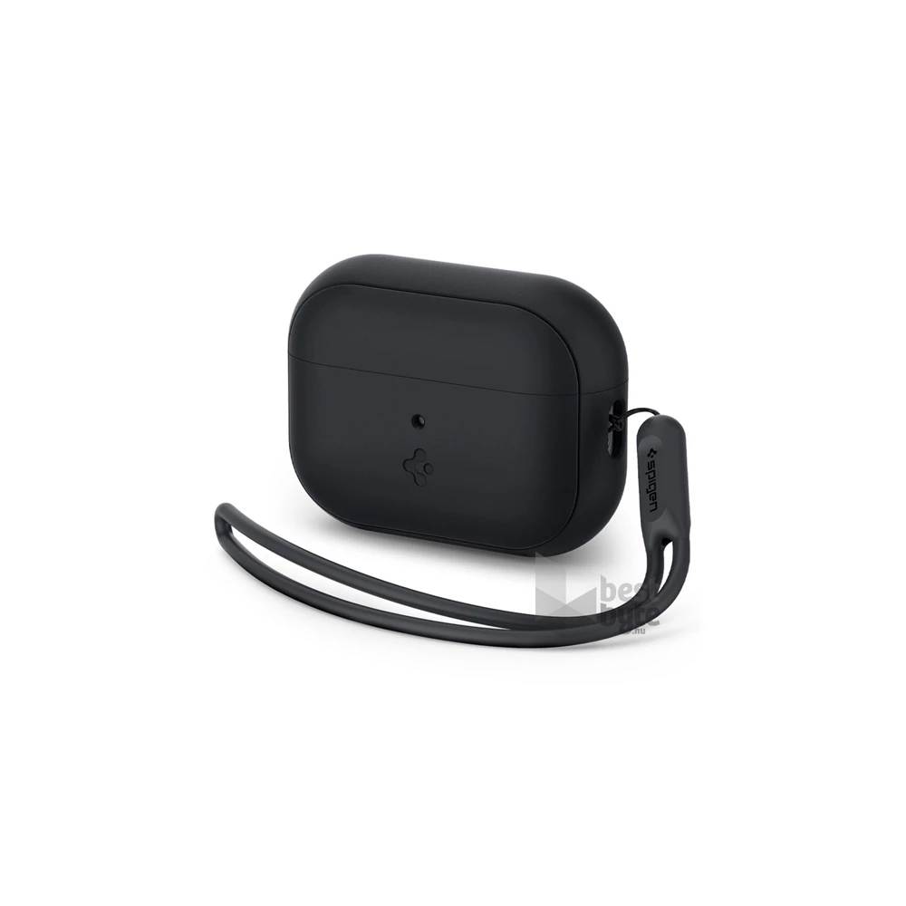 Spigen ACS05479 SILICONE FIT AirPods Pro/AirPods Pro 2 fekete szilikon tok