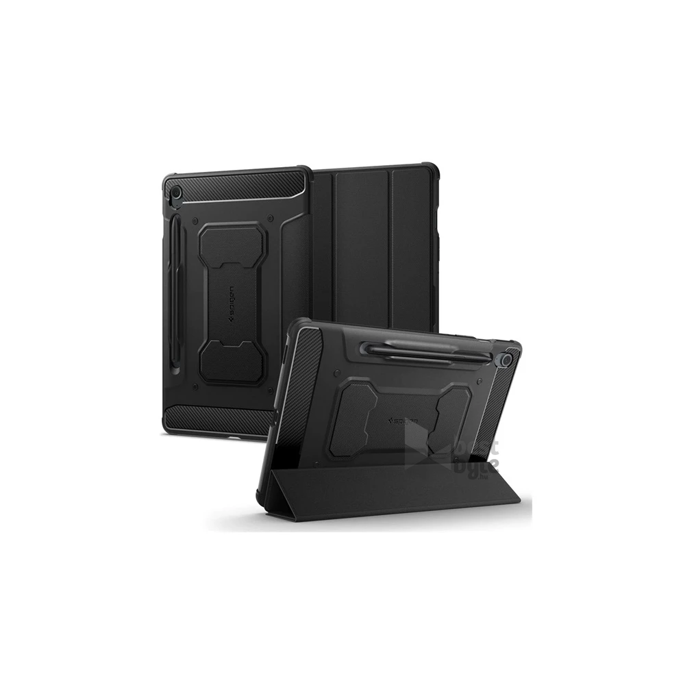 Spigen ACS06857 Samsung Galaxy Tab S9 FE LTE (SM-X516) / Galaxy Tab S9 FE WIFI (SM-X510) fekete oldalra nyíló tok