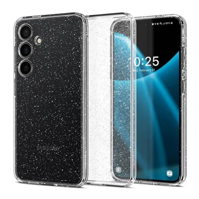 Spigen ACS07345 LIQUID CRYSTAL GLITTER Galaxy S24 (SM-S921) átlátszó szilikon hátlap