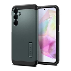 Spigen ACS07518 TOUGH ARMOR Galaxy A35 5G (SM-A356) sötétzöld műanyag hátlap