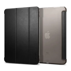 Spigen SMART FOLD Apple iPad Air 2022/iPad Air 2020 (Air 4) fekete bőr hatású oldalra nyíló tok