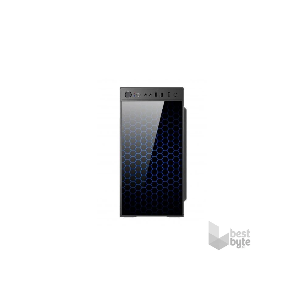 Spire SPM1415B Tricer 1415 fekete 420W mATX ház
