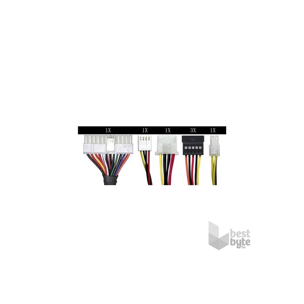 Spire SPM1415B Tricer 1415 fekete 420W mATX ház