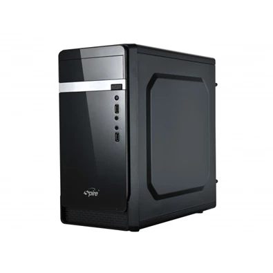Spire SPT1412B Tricer 1412 Fekete 420W U3 mATX ház