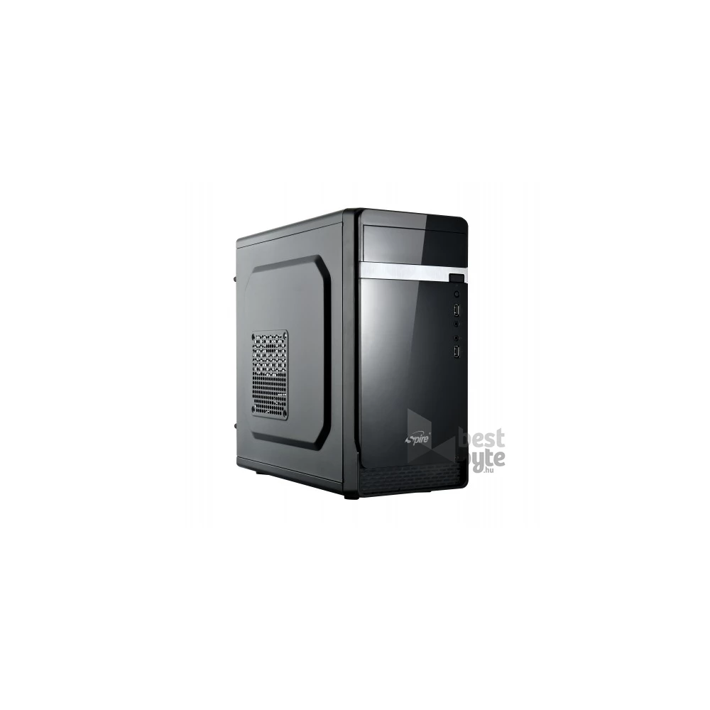Spire SPT1412B Tricer 1412 Fekete 420W U3 mATX ház