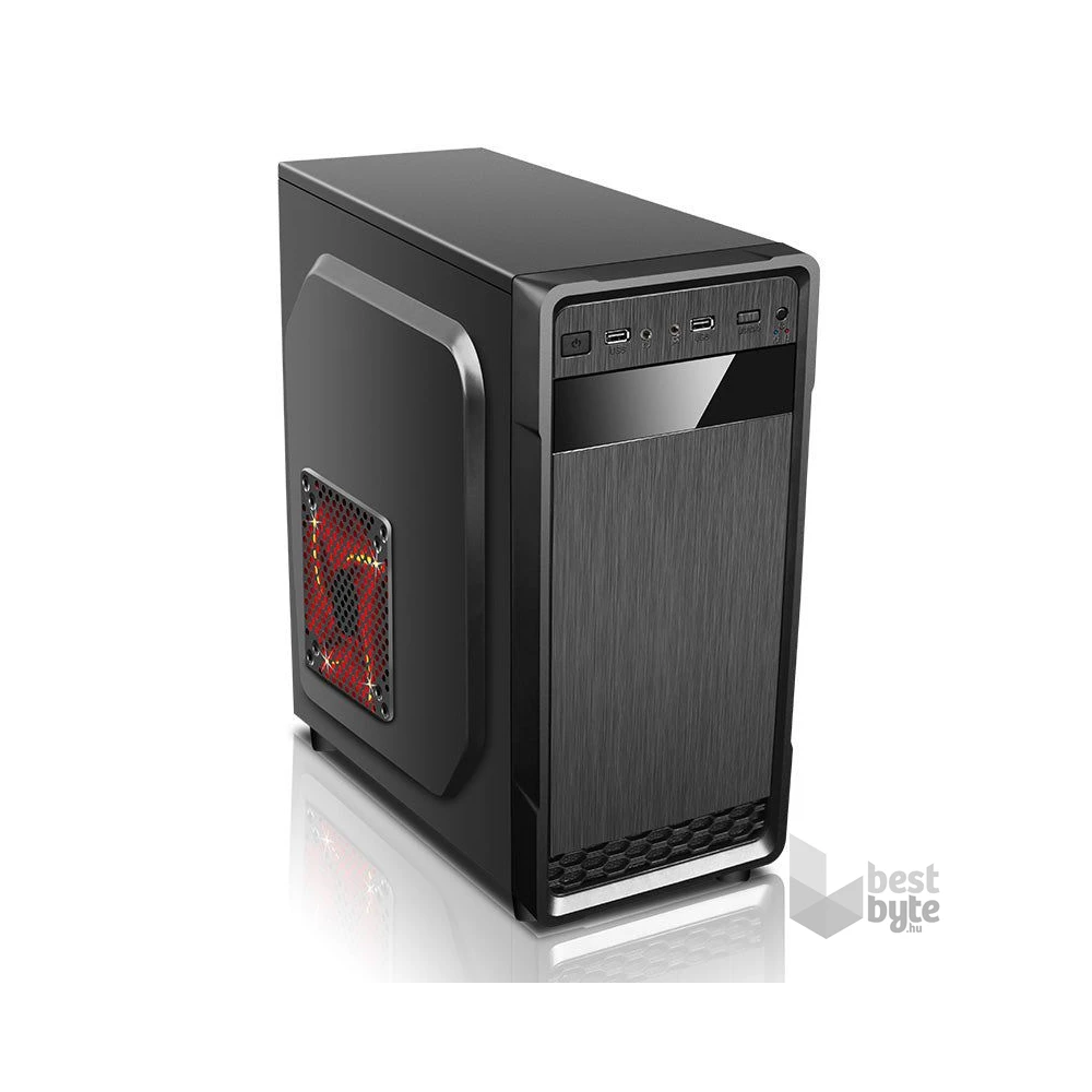 Spire SPT1614B-420W-E12-2U3 fekete 420W ATX ház