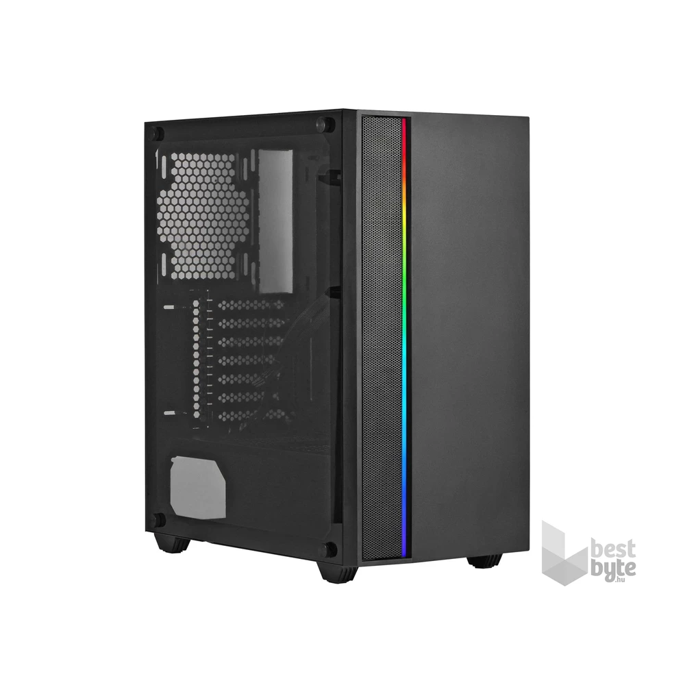 Spire SP-T7038GU3 fekete (táp nélküli) ablakos ATX ház