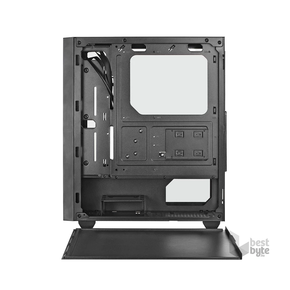 Spire SP-T7038GU3 fekete (táp nélküli) ablakos ATX ház