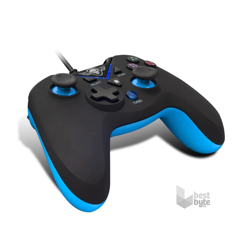 Spirit of Gamer SOG-WXGP XGP PC/PS3 vezetékes fekete-kék kontroller