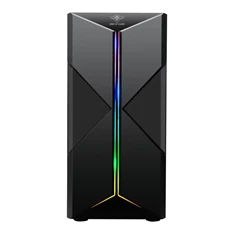 Spirit of Gamer CLONE 3 RGB fekete ablakos táp nélküli ATX ház