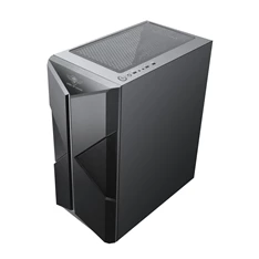Spirit of Gamer CLONE 3 RGB fekete ablakos táp nélküli ATX ház