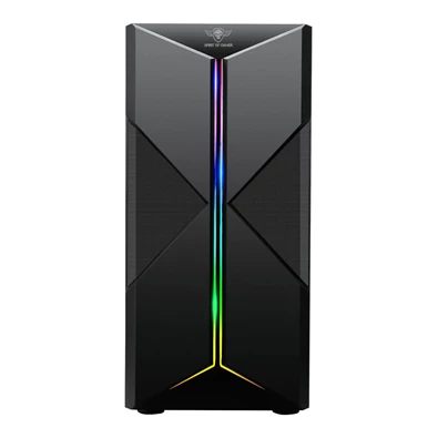 Spirit of Gamer CLONE 3 RGB fekete ablakos táp nélküli ATX ház