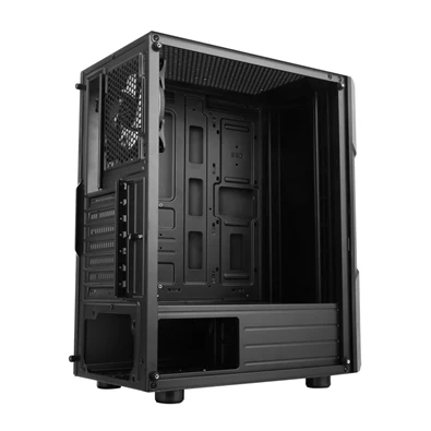 Spirit of Gamer CLONE 3 RGB fekete ablakos táp nélküli ATX ház
