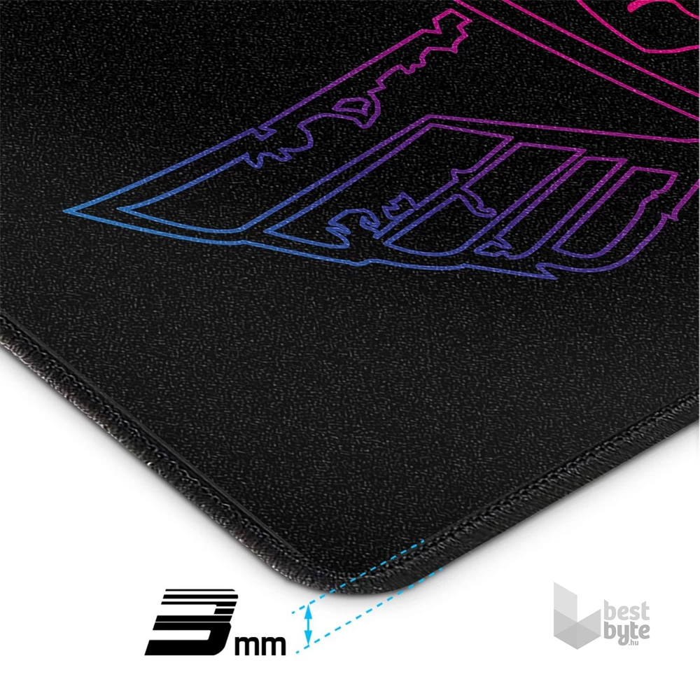 Spirit of Gamer Darkskull King Size fekete egérpad