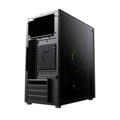 Spirit of Gamer Deathmatch 3 RGB ablakos táp nélküli fekete mATX ház