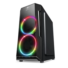 Spirit of Gamer Deathmatch 3 RGB ablakos táp nélküli fekete mATX ház