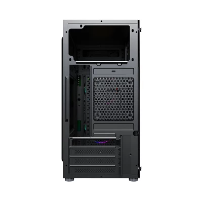 Spirit of Gamer Deathmatch 3 RGB ablakos táp nélküli fekete mATX ház