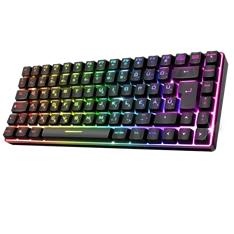 Spirit of Gamer ELITE K70 (TKL, 85 gomb,, RGB LED,USB, anti-ghost, fekete, magyar) vezeték nélküli billentyűzet