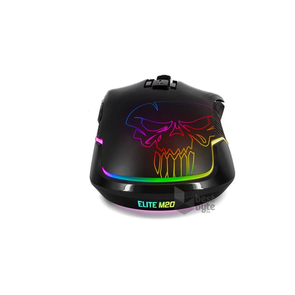 Spirit of Gamer ELITE-M20 4800DPI fekete vezeték nélküli gamer egér