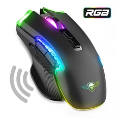 Spirit of Gamer ELITE-M70 4800DPI fekete vezeték nélküli gamer egér