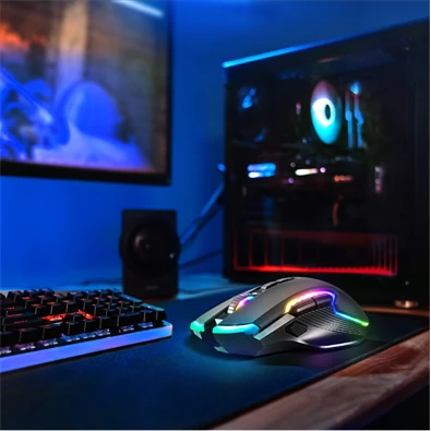 Spirit of Gamer ELITE-M70 4800DPI fekete vezeték nélküli gamer egér