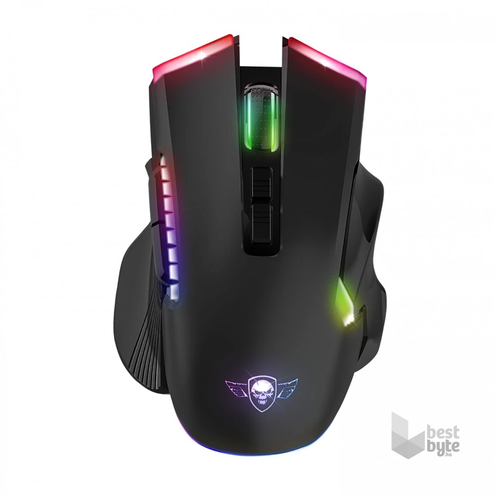 Spirit of Gamer ELITE-M70 4800DPI fekete vezeték nélküli gamer egér