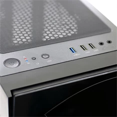 Spirit of Gamer GHOST ONE RGB fekete ablakos táp nélküli mATX ház