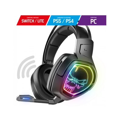 Spirit of Gamer MIC-XH1300 7.1 vezeték nélküli fekete gamer headset