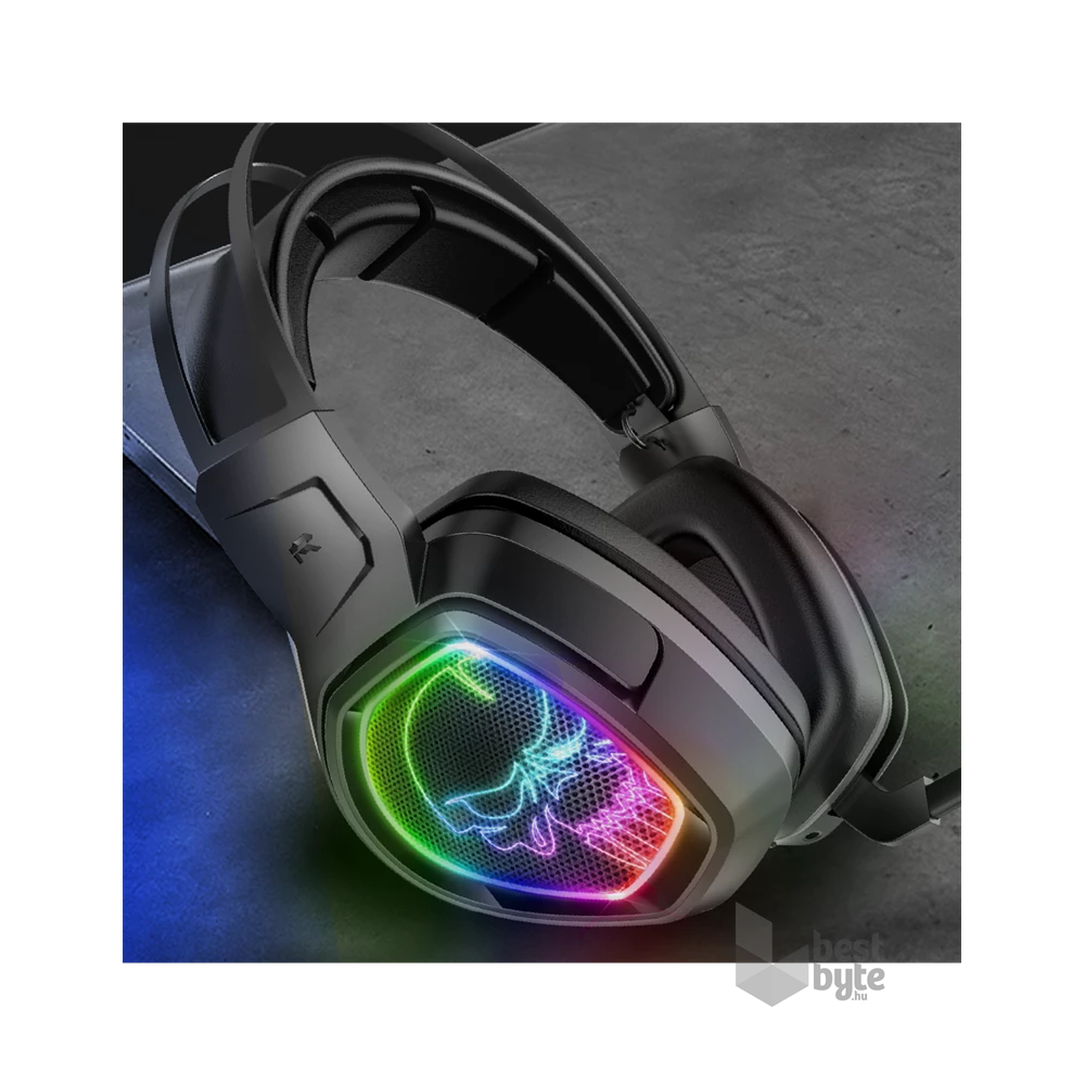 Spirit of Gamer MIC-XH1300 7.1 vezeték nélküli fekete gamer headset