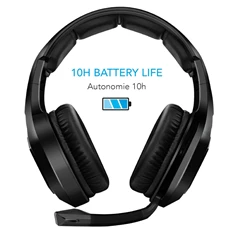 Spirit of Gamer MIC-XH900 fekete vezeték nélküli gamer headset