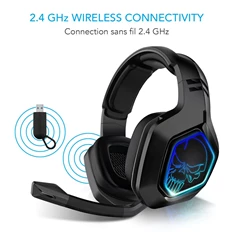Spirit of Gamer MIC-XH900 fekete vezeték nélküli gamer headset