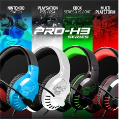 Spirit of Gamer PRO-H3 Red MultiPlatform piros-fekete gamer headset