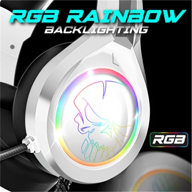 Spirit of Gamer PRO-H8 RGB fehér vezetékes gamer headset