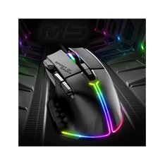 Spirit of Gamer PRO-M5 RGB fekete vezetékes gamer egér