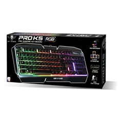 Spirit of Gamer PRO-K5 HUN fekete RGB USB gamer billentyűzet