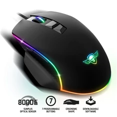 Spirit of Gamer PRO-M1 8000DPI fekete gamer egér