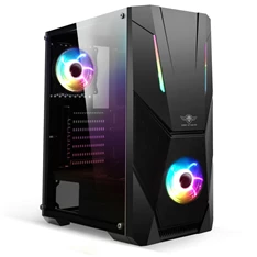 Spirit of Gamer Rogue V RGB fekete ablakos táp nélküli ATX ház