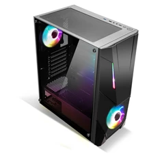 Spirit of Gamer Rogue V RGB fekete ablakos táp nélküli ATX ház