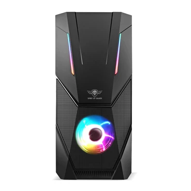 Spirit of Gamer Rogue V RGB fekete ablakos táp nélküli ATX ház