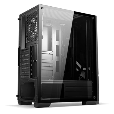 Spirit of Gamer Rogue V RGB fekete ablakos táp nélküli ATX ház