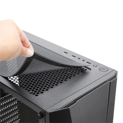Spirit of Gamer Rogue V RGB fekete ablakos táp nélküli ATX ház