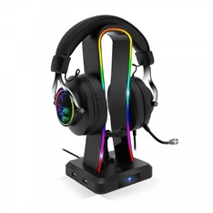 Spirit of Gamer SENTINEL RGB USB fejhallgató állvány