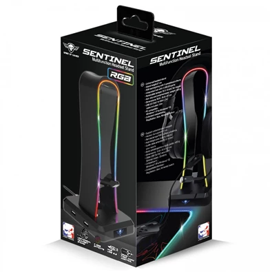 Spirit of Gamer SENTINEL RGB USB fejhallgató állvány