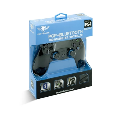 Spirit of Gamer SOG-BTGP41 XGP PS4/PS3 Bluetooth vezeték nélküli fekete-kék kontroller
